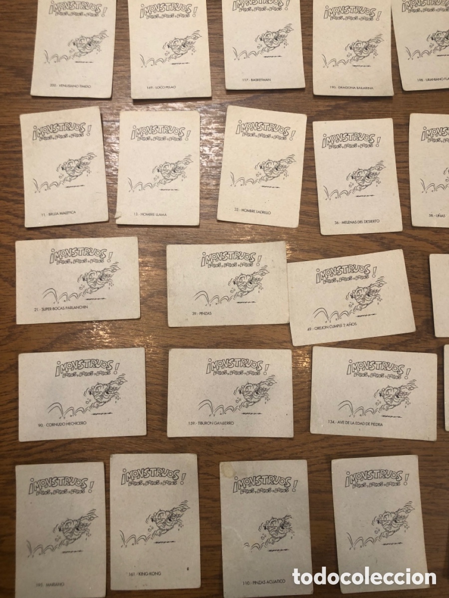 Coleccionismo cromos antiguos: 34 cromos monstruos locos locos - Foto 7