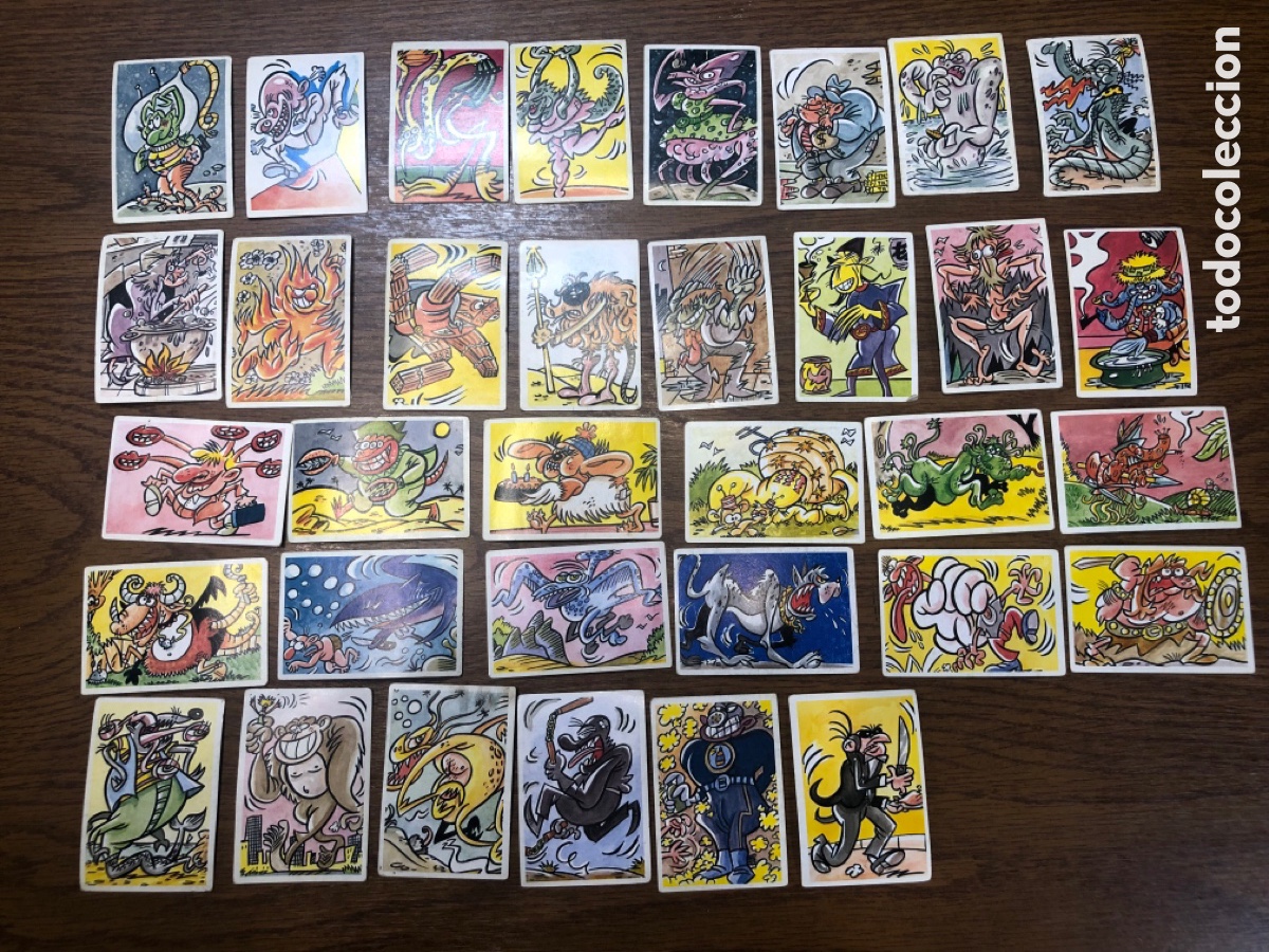 Coleccionismo cromos antiguos: 34 cromos monstruos locos locos - Foto 1