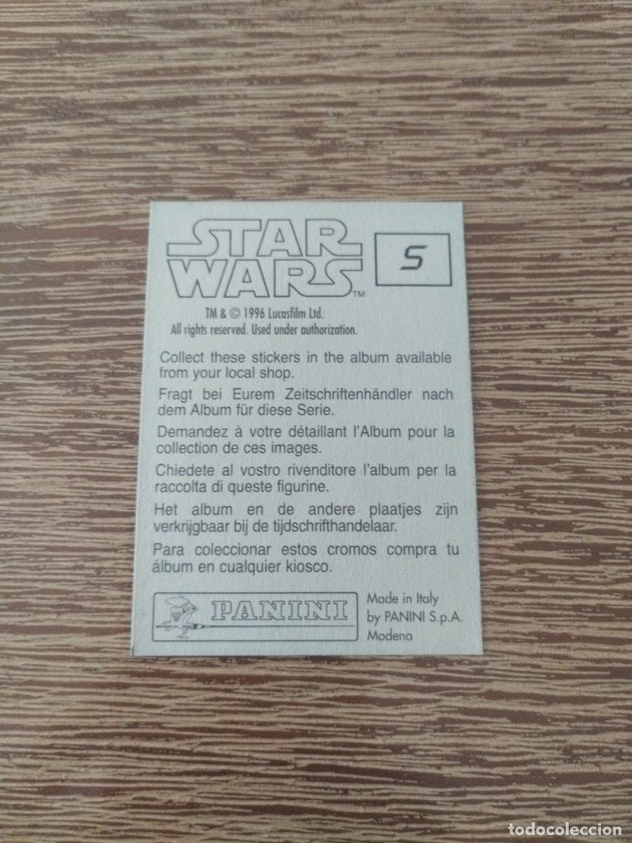 Coleccionismo cromos antiguos: N&deg; S Sin Pegar - Star Wars - Panini - 1996 - Foto 2