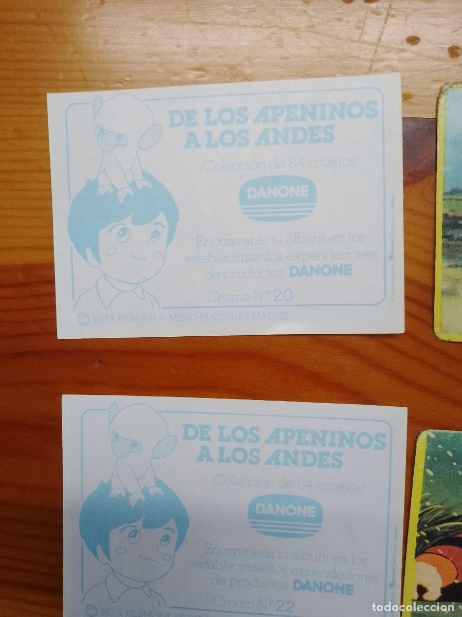 Coleccionismo cromos antiguos: Danone lote de 70 cromos marco - Foto 2
