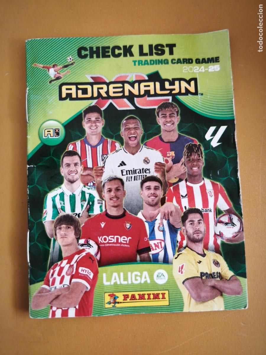 Coleccionismo cromos antiguos: adrenalyn check list 2024 25 - Foto 1