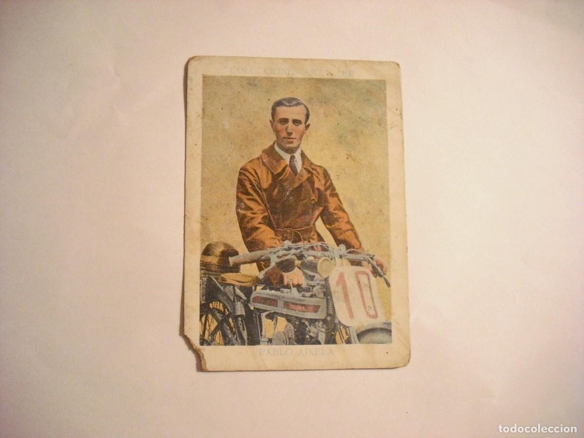 Colecionismo Cromos antigos: COLECCIONES AMATLLER N. 2 MOTORORISMO PABLO AIXELA