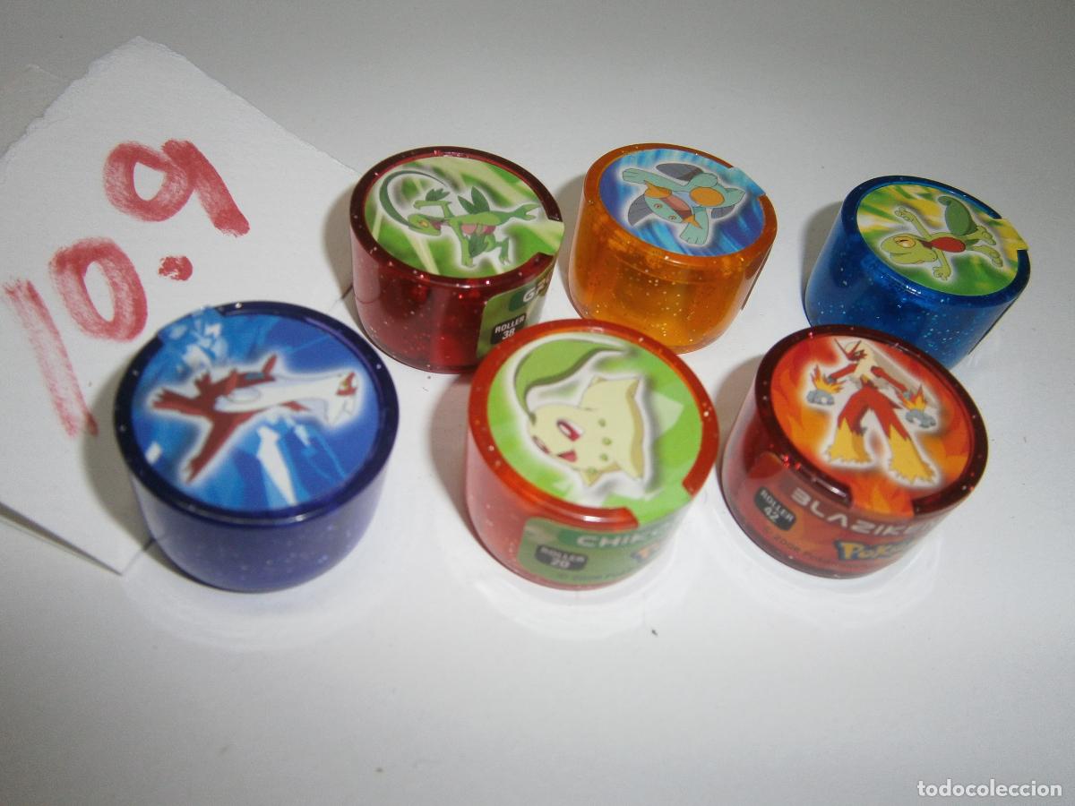 Coleccionismo cromos antiguos: ANTIGUOS TAZOS ROLLER POKEMON - Foto 1