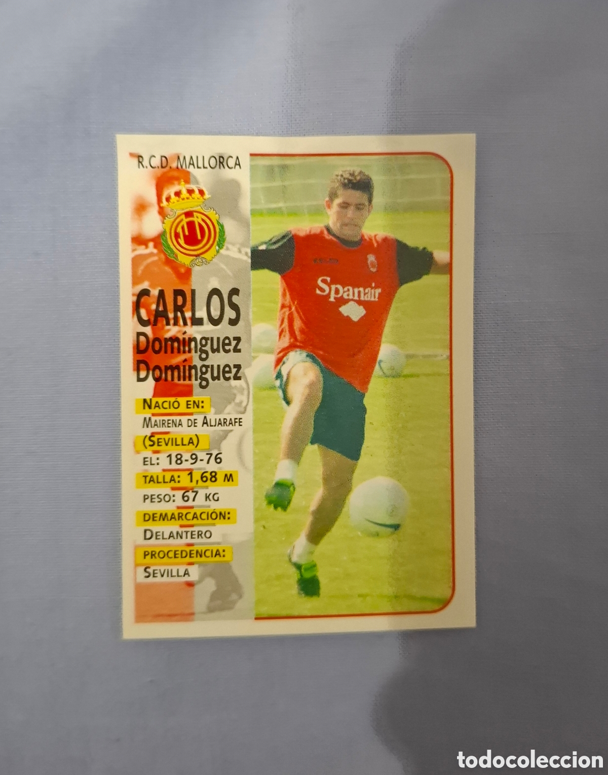 Sammeln alte Sammelbilder: Cromo Carlos 112 coloca ventanilla liga 98-99 panini