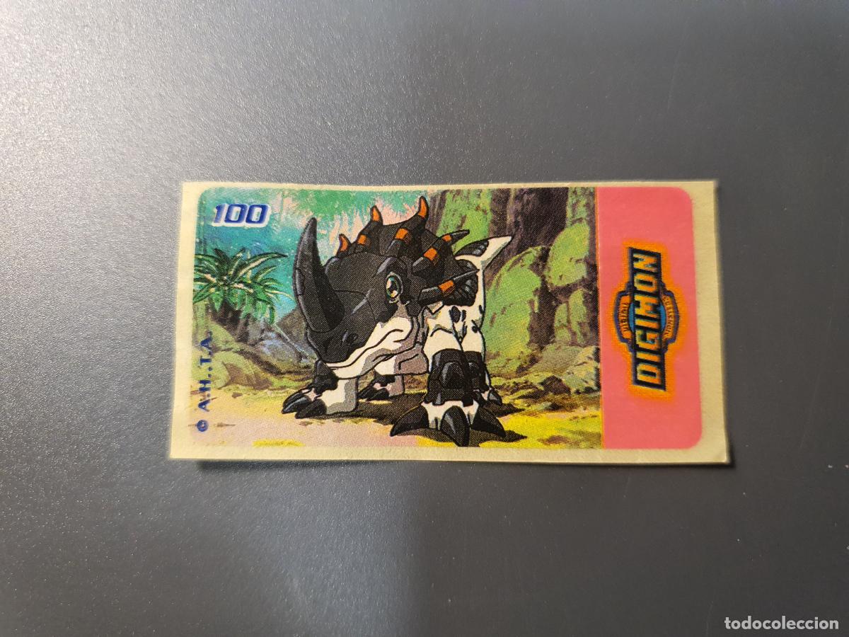 Coleccionismo cromos antiguos: CROMO PEGATINA DIGIMON CHICLE -- N&ordm; 100 - Foto 1