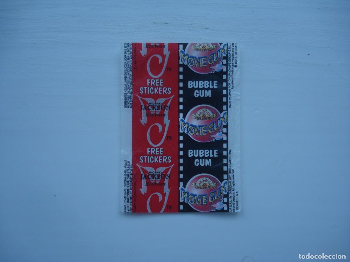 Coleccionismo cromos antiguos: MICHAEL JACKSON ENVOLTORIO CROMOS CHICLES! WRAPPER KAUGUMMI BILDER BUBBLE GUM! - Foto 1