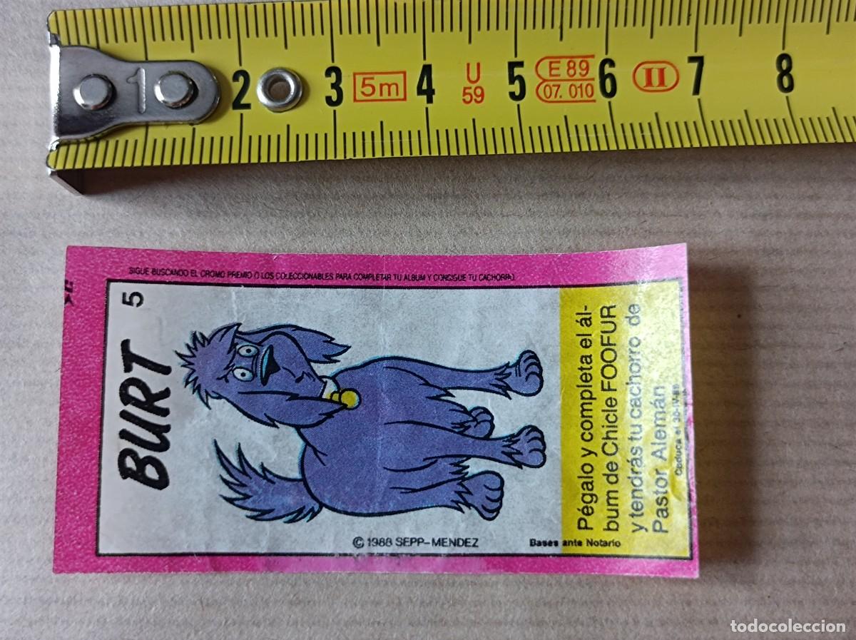 Coleccionismo cromos antiguos: CROMO CHICLES FOOFUR N&ordm; 5 BURT - Foto 1