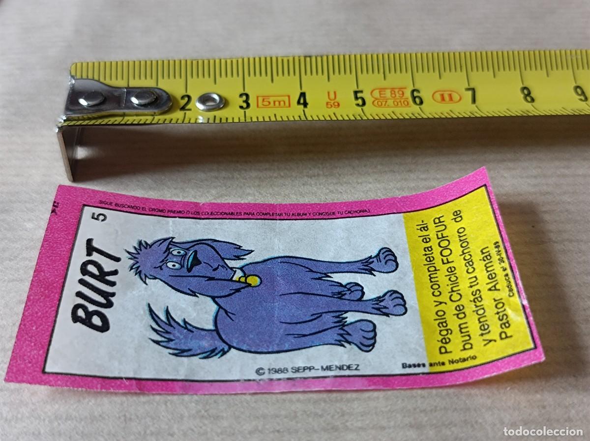 Coleccionismo cromos antiguos: CROMO CHICLES FOOFUR N&ordm; 5 BURT - Foto 2