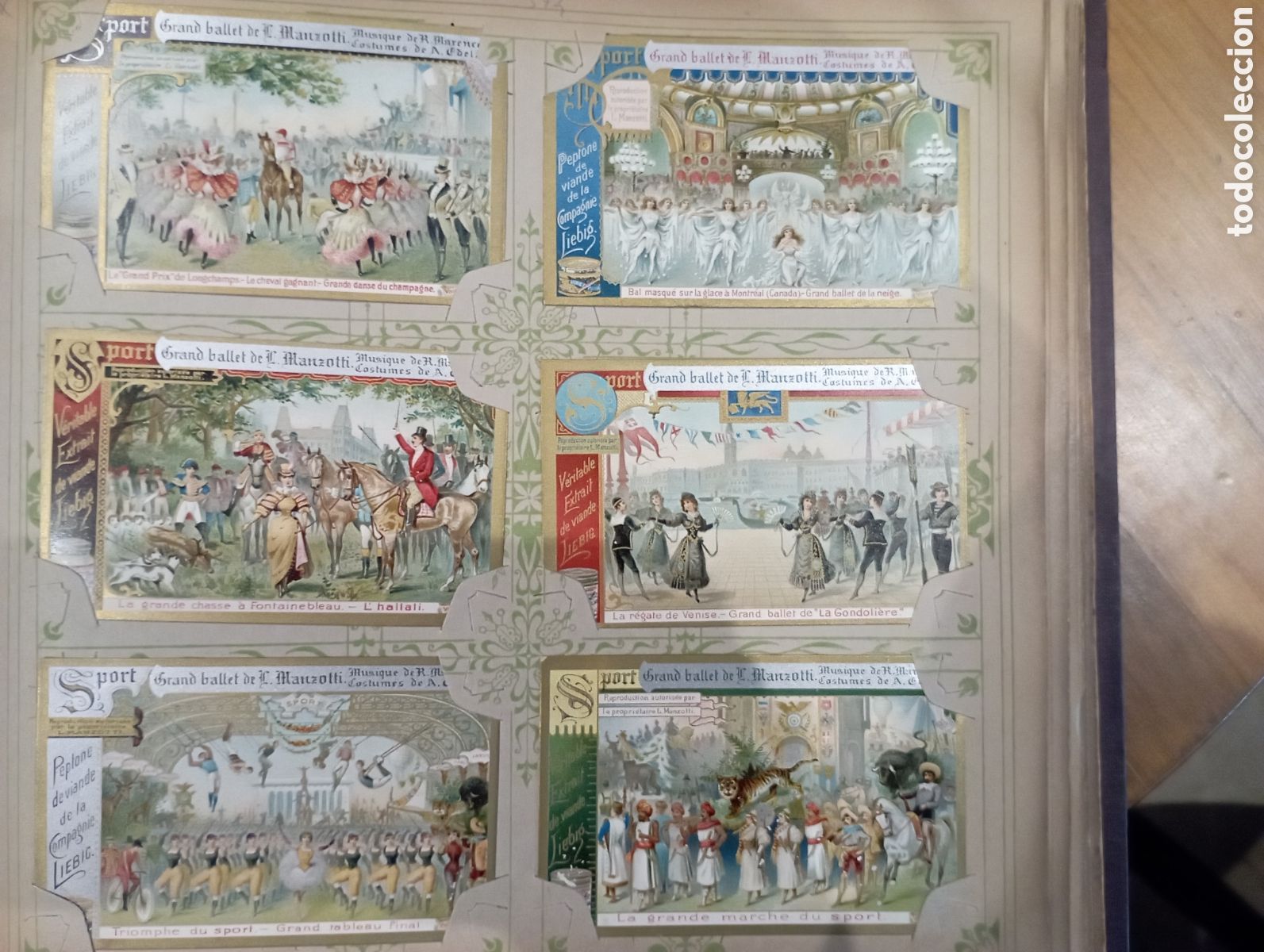 Coleccionismo Cromos antiguos: Serie completa Liebig Sanguinetti 574