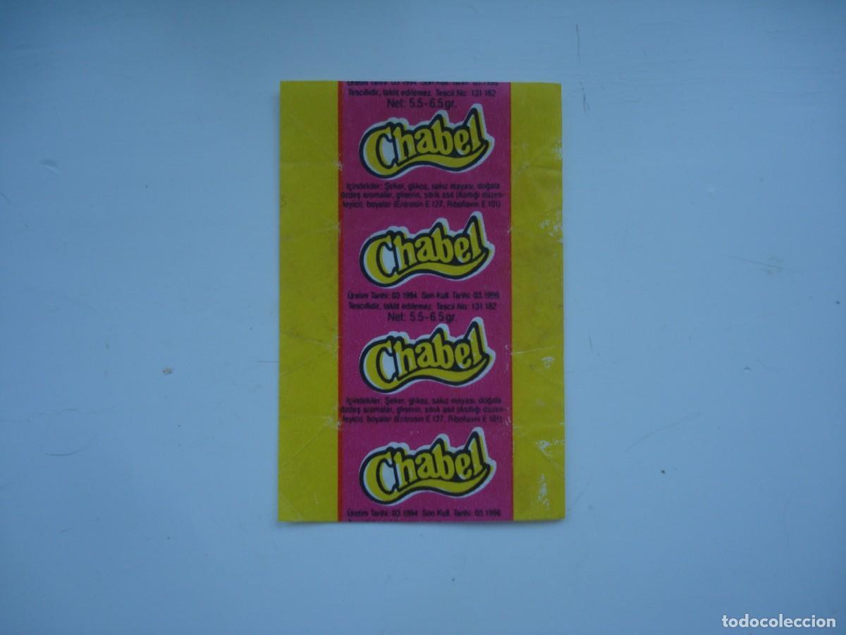 Coleccionismo cromos antiguos: CHABEL ENVOLTORIO CROMOS CHICLES! WRAPPER KAUGUMMI BILDER BUBBLE GUM! - Foto 1