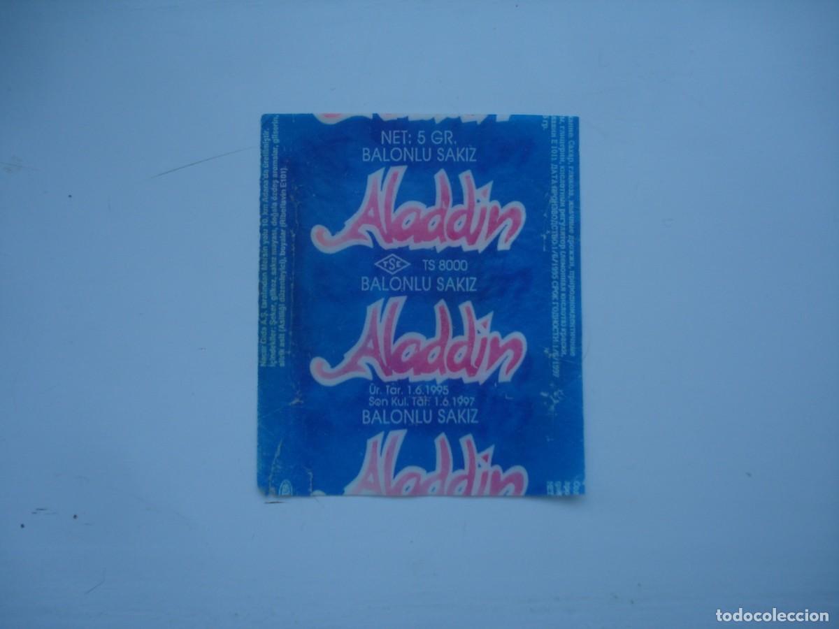 Coleccionismo cromos antiguos: ALADDIN ENVOLTORIO CROMOS CHICLES! WRAPPER KAUGUMMI BILDER BUBBLE GUM! - Foto 1