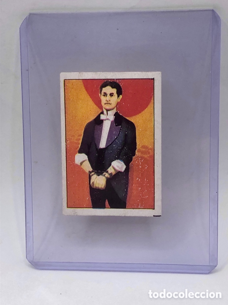 Colecionismo Cromos antigos: CROMO SIN PEGAR EL GRAN HOUDINI # 90 CHOCOLATES LLOVERAS