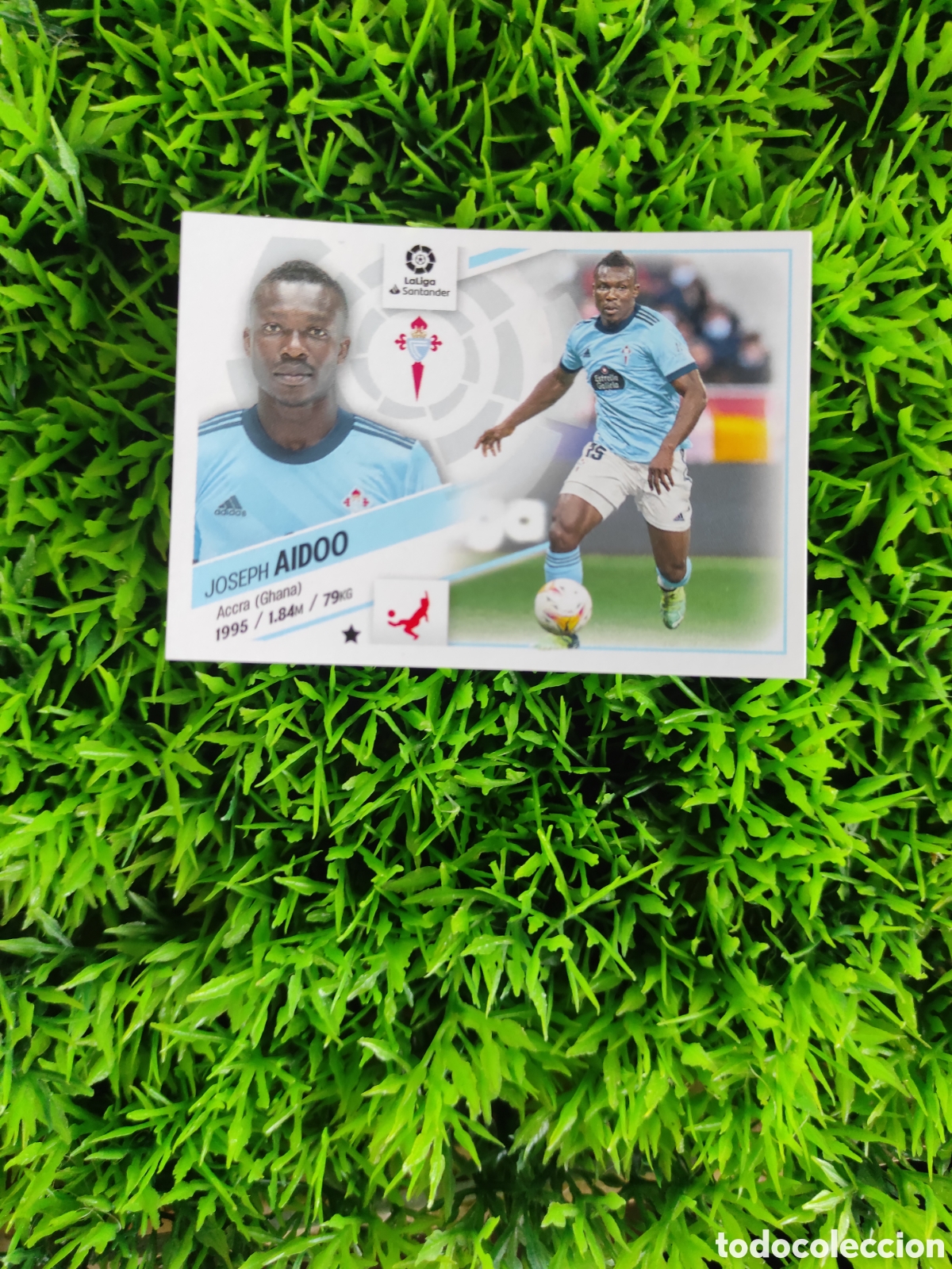 Coleccionismo Cromos antiguos: Aidoo Celta De Vigo Liga Este 22-23 # 7 NUNCA PEGADO