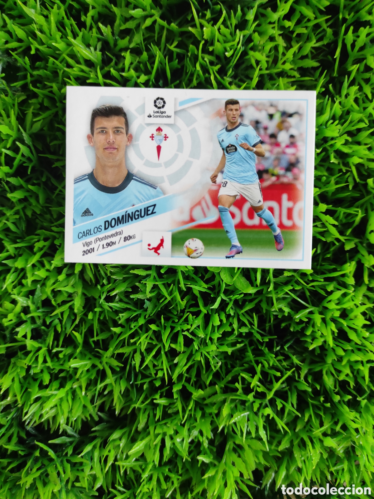 Coleccionismo Cromos antiguos: Dominguez Celta De Vigo Liga Este 22-23 # 8 NUNCA PEGADO