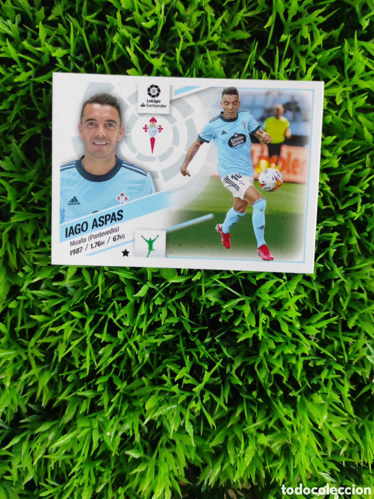 Coleccionismo Cromos antiguos: Iago Aspas Celta De Vigo Liga Este 22-23 # 19 NUNCA PEGADO