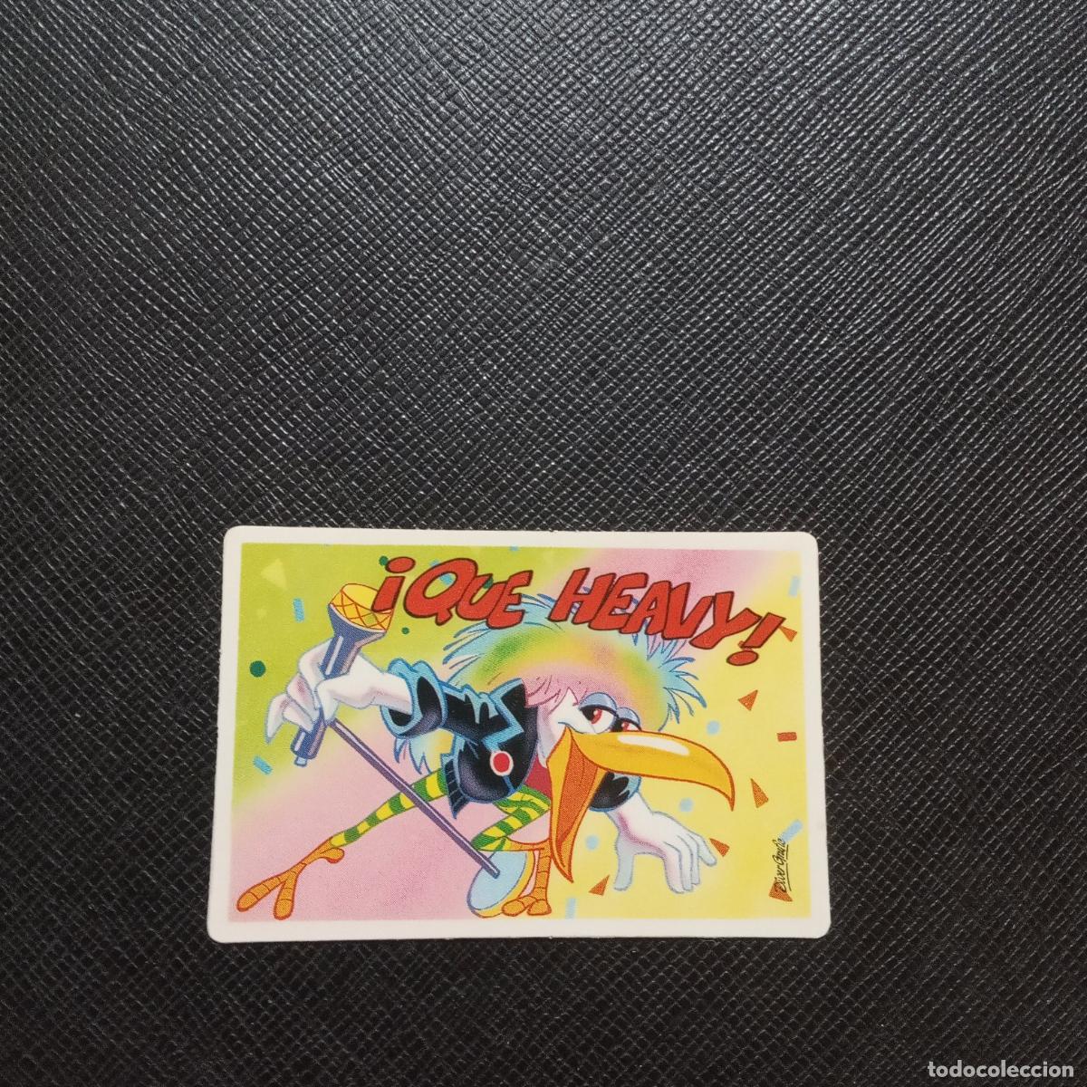 Colecionismo Cromos antigos: QUE HEAVY BOLLYCAO PEGUITARJETAS CROMO - SIN PEGAR - A54 PG271