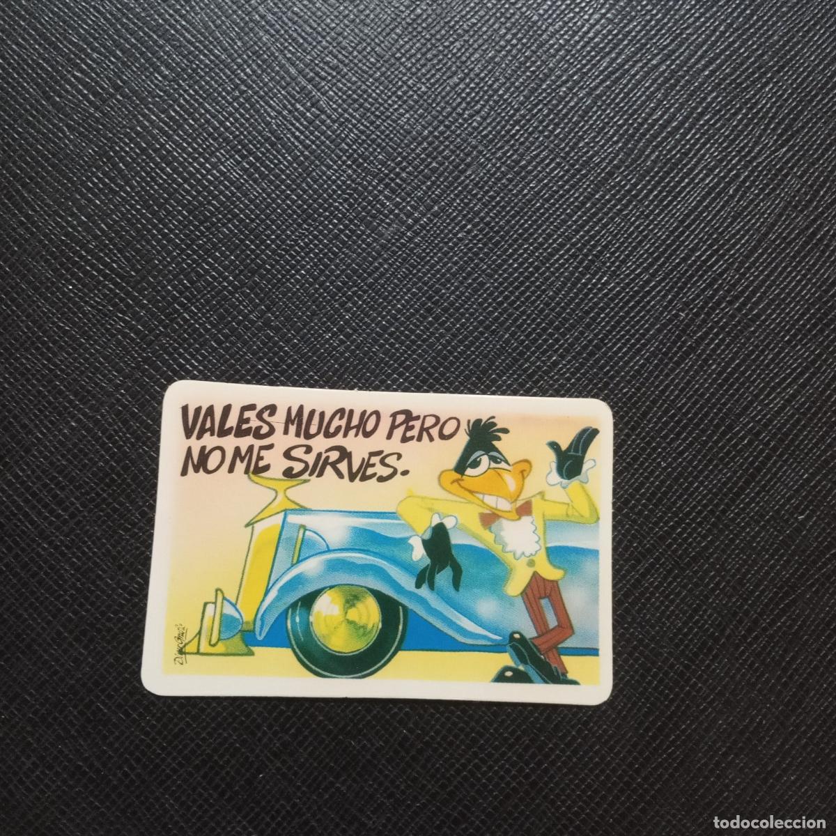 Collectable Antique Stickers: VALES MUCHO PERO NO ME SIRVES BOLLYCAO PEGUITARJETAS CROMO - SIN PEGAR - A54 PG379
