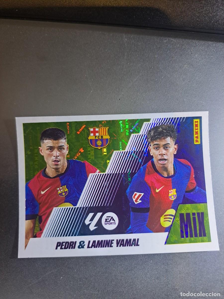 Coleccionismo Cromos antiguos: CROMO PEDRI LAMINE YAMAL 20 MIX 20 BARCELONA LIGA 25 26 2025 2026 ESTE PANINI NUNCA PEGADO