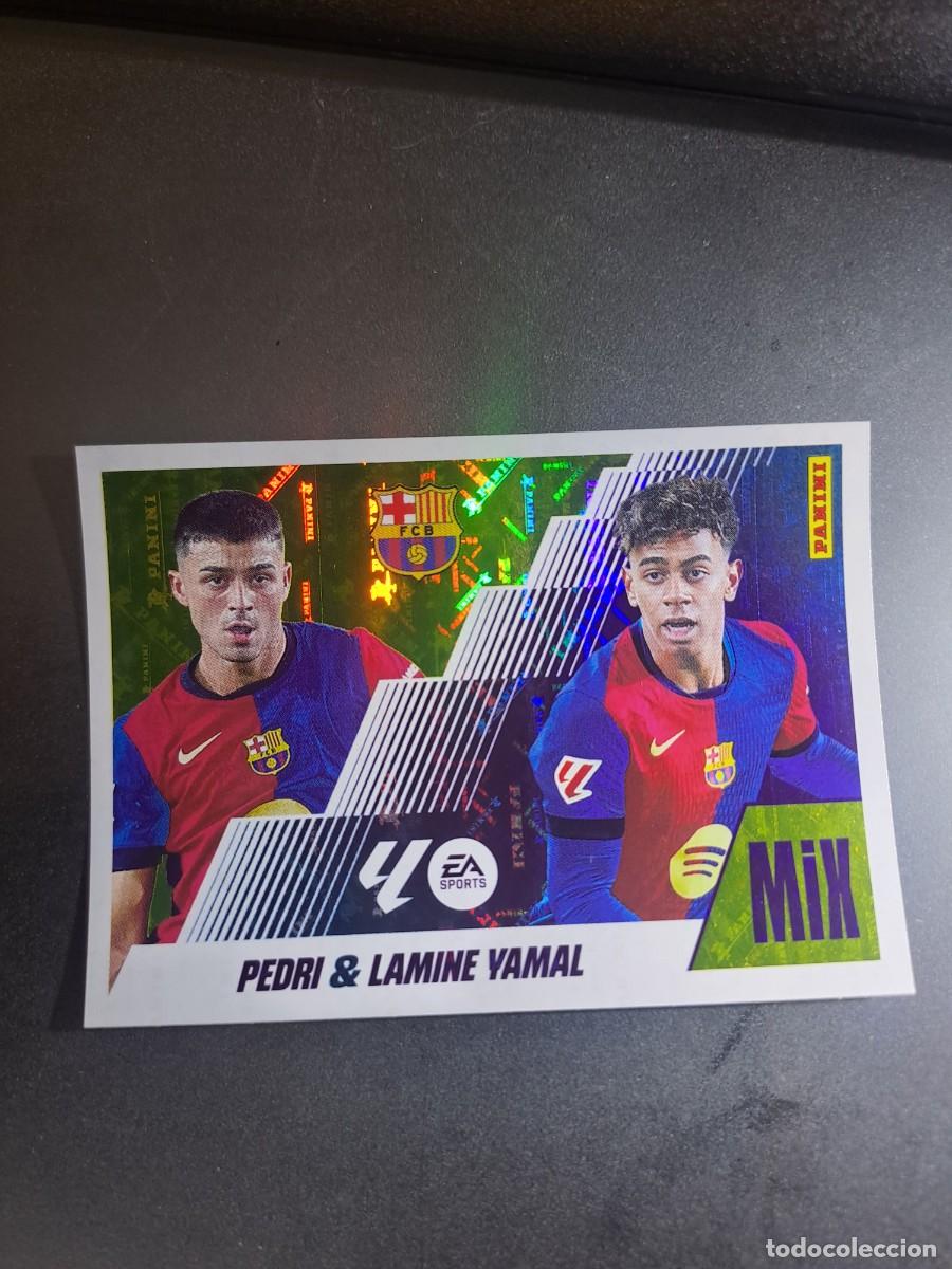 Coleccionismo Cromos antiguos: CROMO PEDRI LAMINE YAMAL 20 MIX 20 BARCELONA LIGA 25 26 2025 2026 ESTE PANINI NUNCA PEGADO
