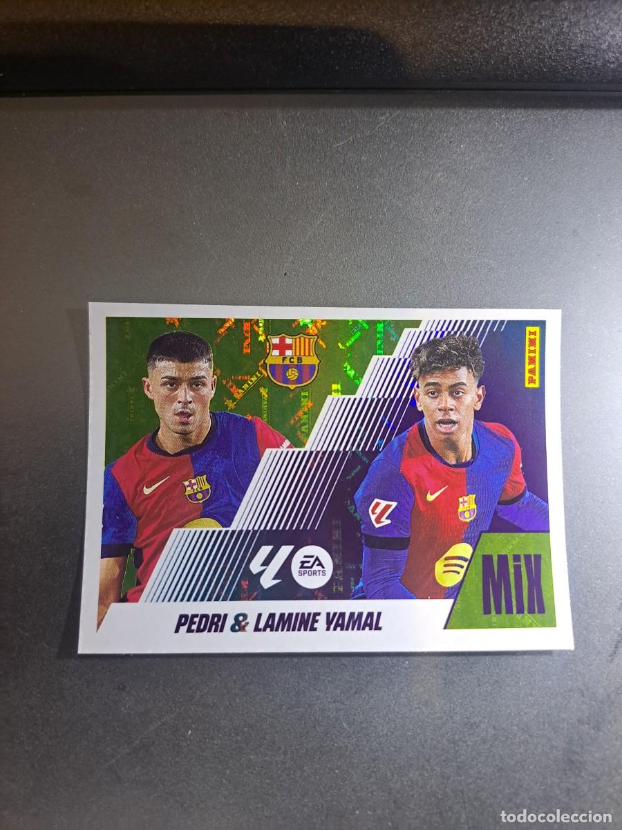 Coleccionismo Cromos antiguos: CROMO PEDRI LAMINE YAMAL 20 MIX 20 BARCELONA LIGA 2025 2026 25 26 ESTE PANINI NUNCA PEGADO