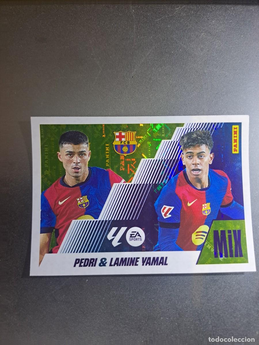Coleccionismo Cromos antiguos: CROMO PEDRI LAMINE YAMAL 20 MIX 20 BARCELONA LIGA 2025 2026 25 26 ESTE PANINI NUNCA PEGADO