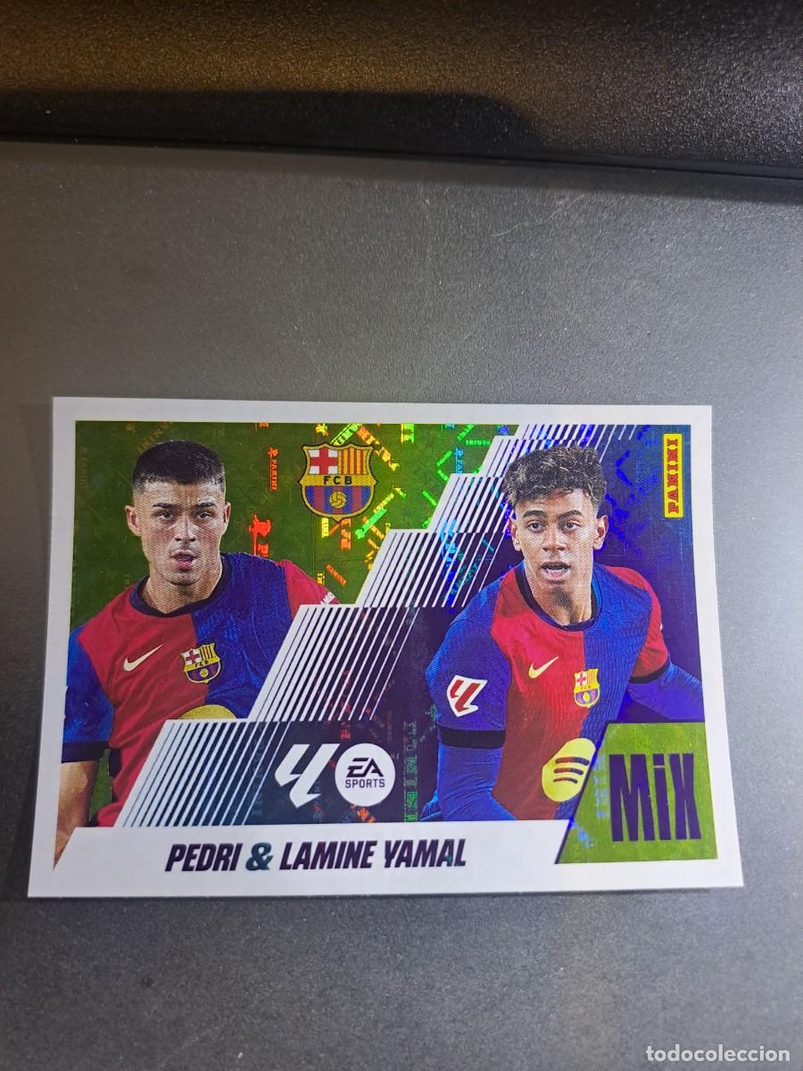 Coleccionismo Cromos antiguos: CROMO PEDRI LAMINE YAMAL 20 MIX 20 BARCELONA LIGA 2025 2026 25 26 ESTE PANINI NUNCA PEGADO