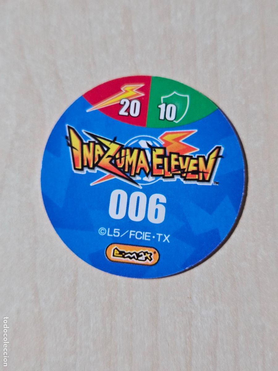 Coleccionismo cromos antiguos: N&ordm; 6 - TAZO - INAZUMA ELEVEN - E-MAX - Foto 2