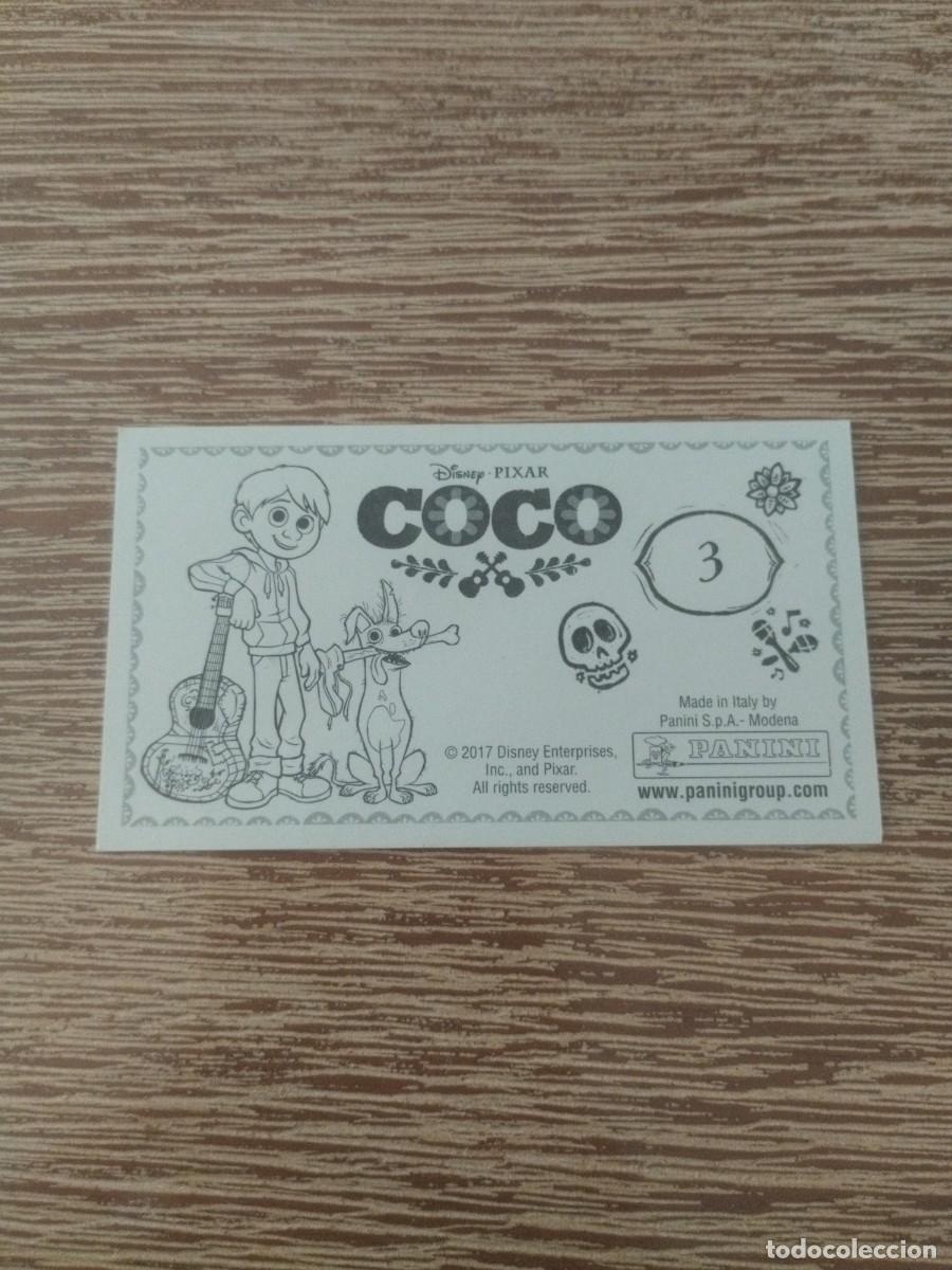 Coleccionismo cromos antiguos: N&deg; 3 - Sin Pegar - Coco - Panini 2017 - Disney - Pixar - Foto 2