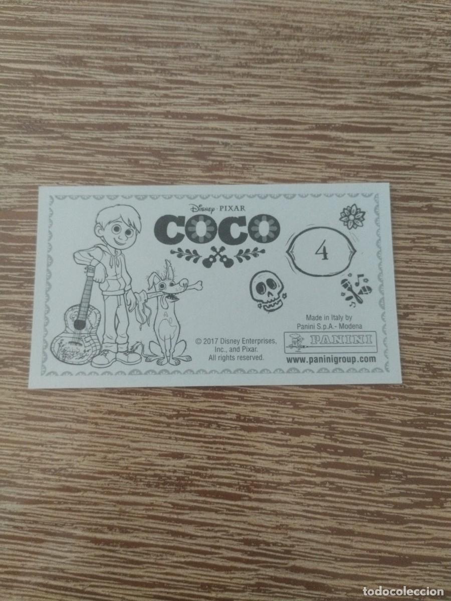 Coleccionismo cromos antiguos: N&deg; 4 - Sin Pegar - Coco - Panini 2017 - Disney - Pixar - Foto 2