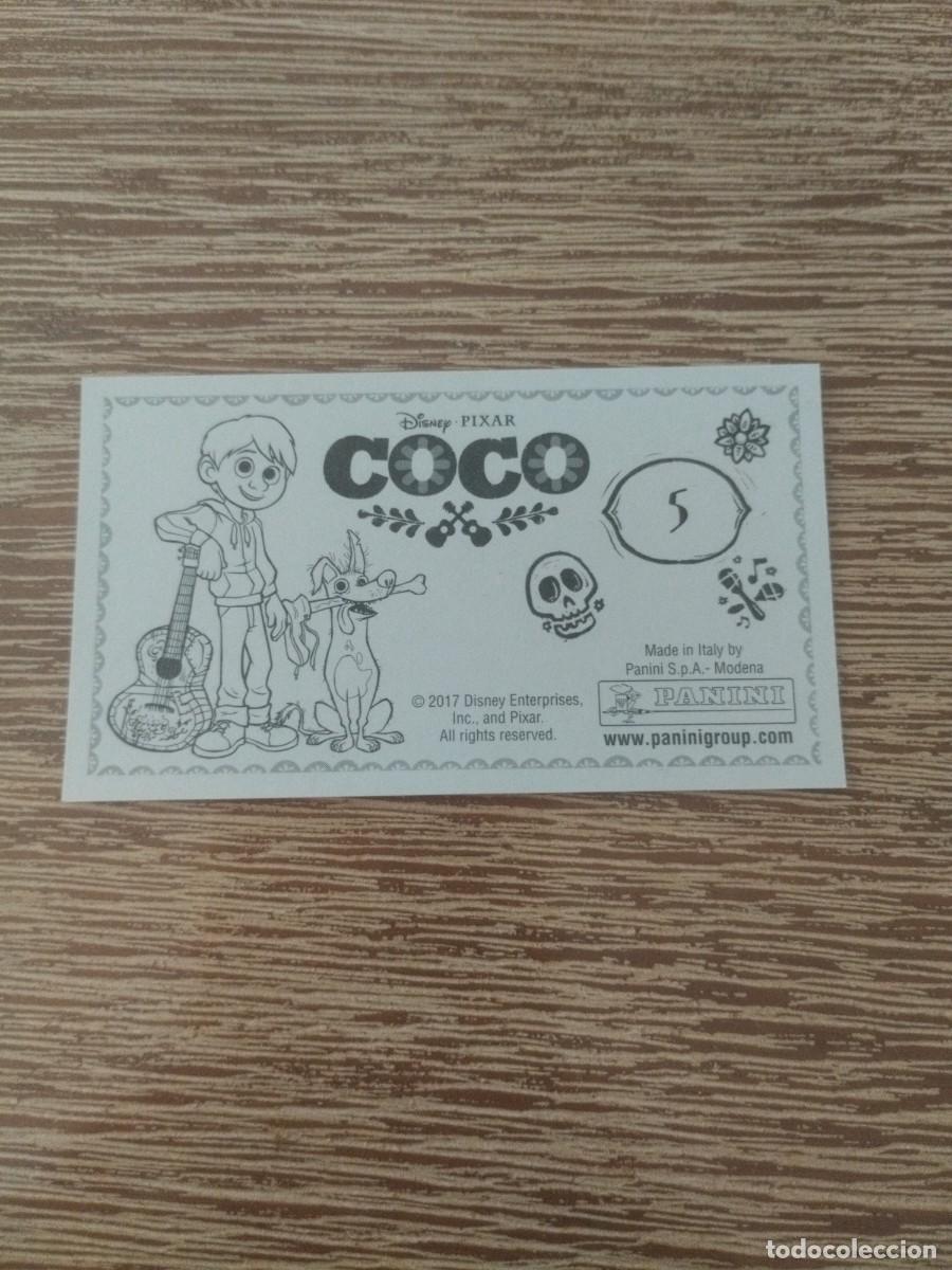 Coleccionismo cromos antiguos: N&deg; 5 - Sin Pegar - Coco - Panini 2017 - Disney - Pixar - Foto 2