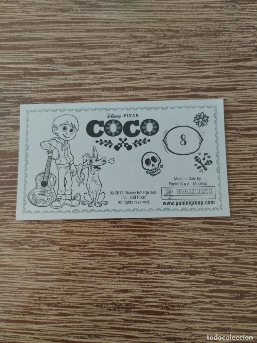Coleccionismo cromos antiguos: N&deg; 8 - Sin Pegar - Coco - Panini 2017 - Disney - Pixar - Foto 2