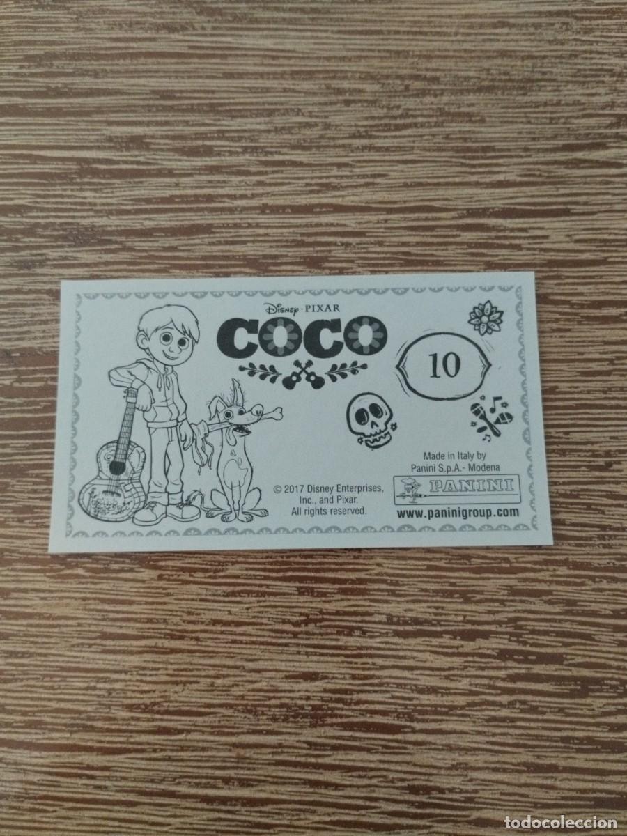 Coleccionismo cromos antiguos: N&deg; 10 - Sin Pegar - Coco - Panini 2017 - Disney - Pixar - Foto 2