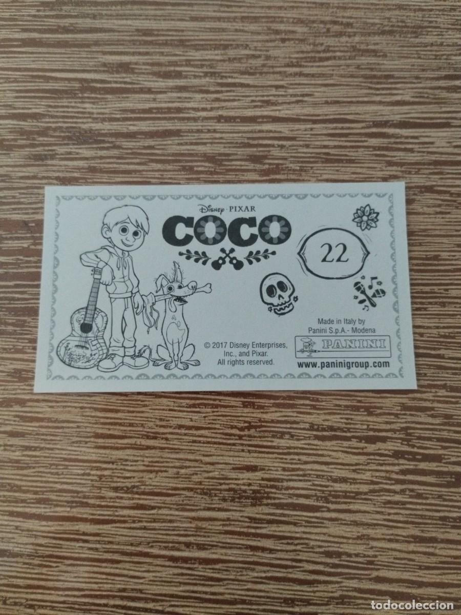Coleccionismo cromos antiguos: N&deg; 22 - Sin Pegar - Coco - Panini 2017 - Disney - Pixar - Foto 2