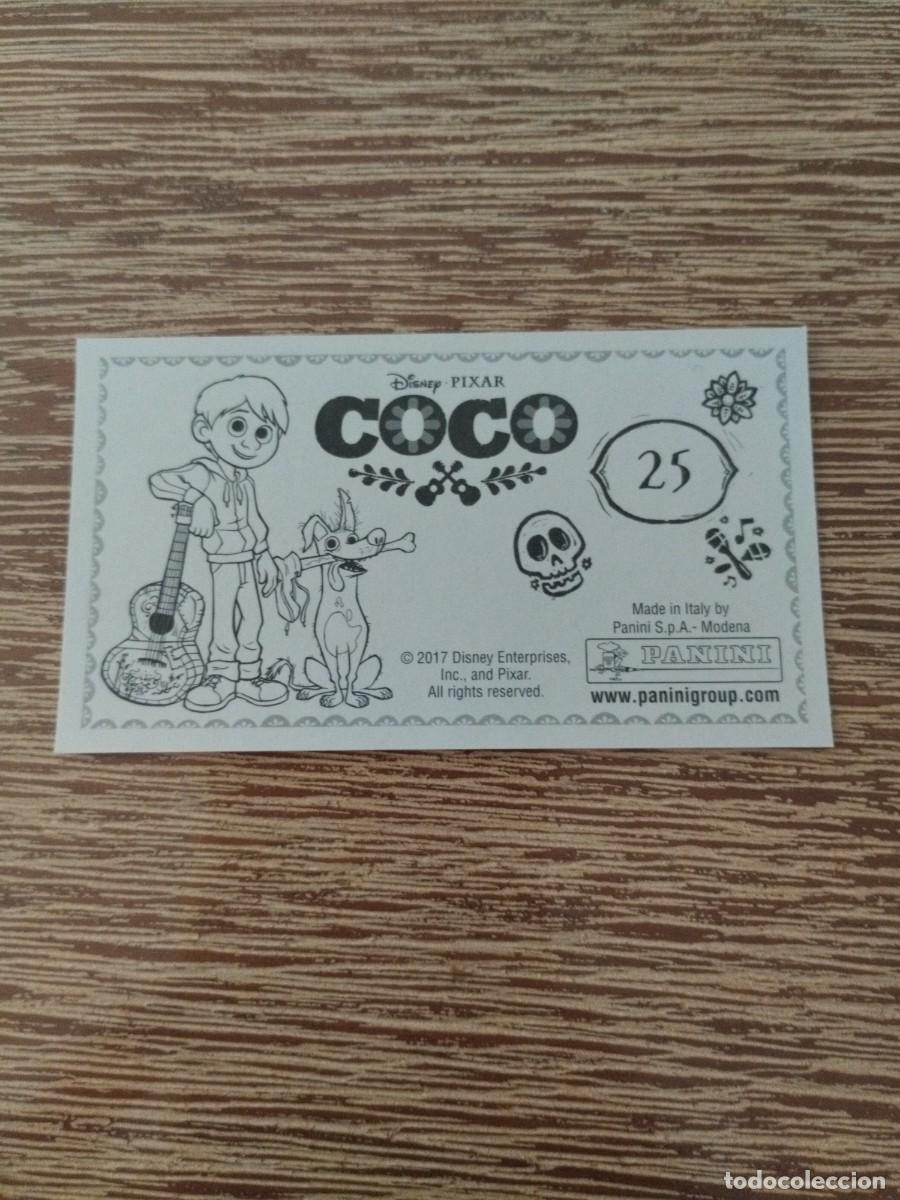 Coleccionismo cromos antiguos: N&deg; 25 - Sin Pegar - Coco - Panini 2017 - Disney - Pixar - Foto 2