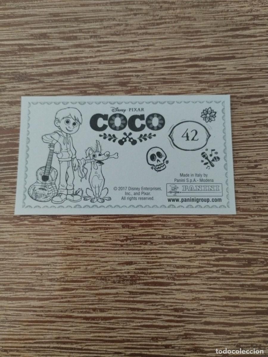 Coleccionismo cromos antiguos: N&deg; 42 - Sin Pegar - Coco - Panini 2017 - Disney - Pixar - Foto 2