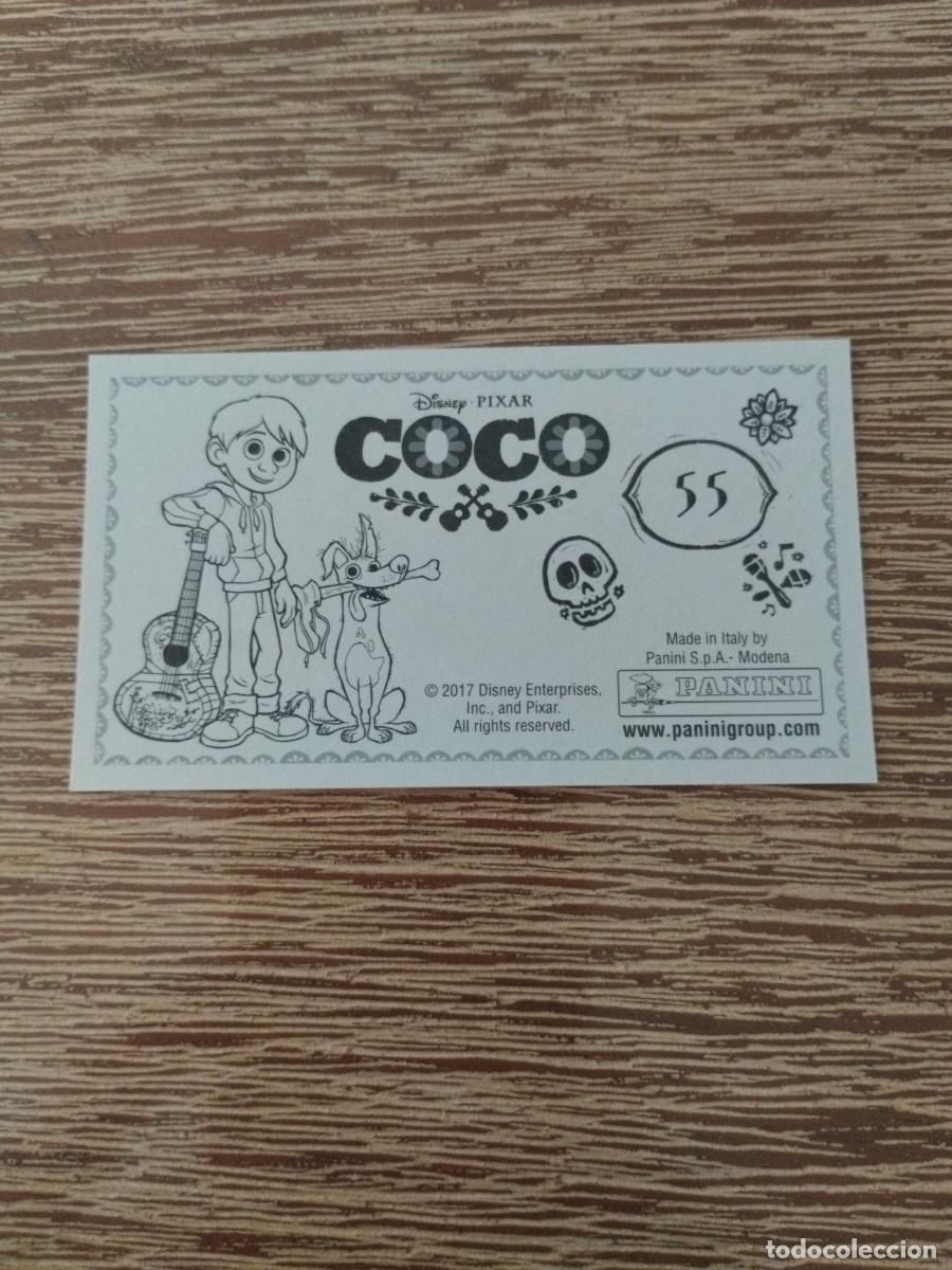 Coleccionismo cromos antiguos: N&deg; 55 - Sin Pegar - Coco - Panini 2017 - Disney - Pixar - Foto 2