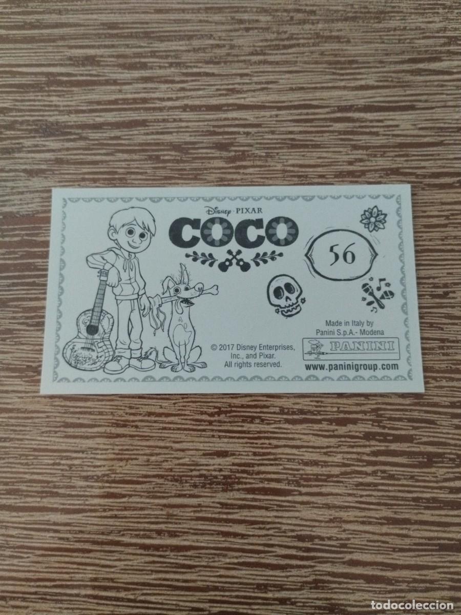 Coleccionismo cromos antiguos: N&deg; 56 - Sin Pegar - Coco - Panini 2017 - Disney - Pixar - Foto 2