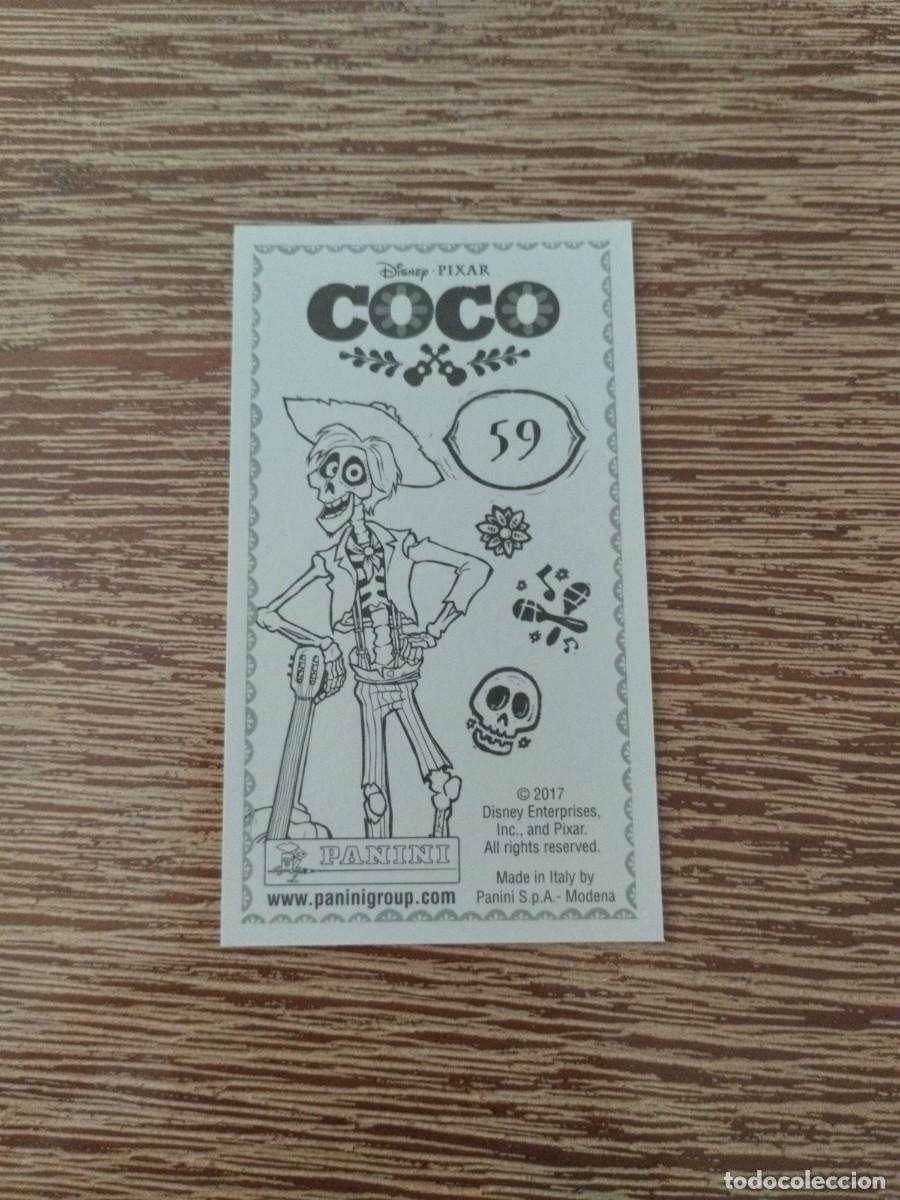 Coleccionismo cromos antiguos: N&deg; 59 - Sin Pegar - Coco - Panini 2017 - Disney - Pixar - Foto 2