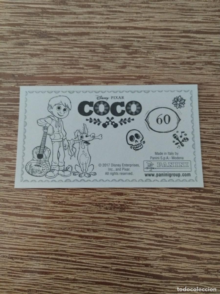 Coleccionismo cromos antiguos: N&deg; 60 - Sin Pegar - Coco - Panini 2017 - Disney - Pixar - Foto 2