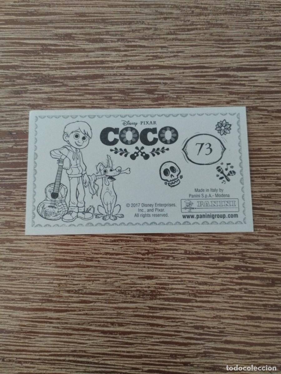 Coleccionismo cromos antiguos: N&deg; 73 - Sin Pegar - Coco - Panini 2017 - Disney - Pixar - Foto 2