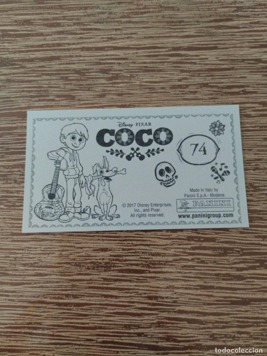 Coleccionismo cromos antiguos: N&deg; 74 - Sin Pegar - Coco - Panini 2017 - Disney - Pixar - Foto 2