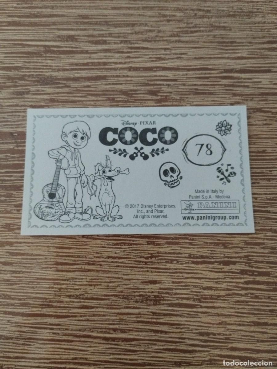 Coleccionismo cromos antiguos: N&deg; 78 - Sin Pegar - Coco - Panini 2017 - Disney - Pixar - Foto 2