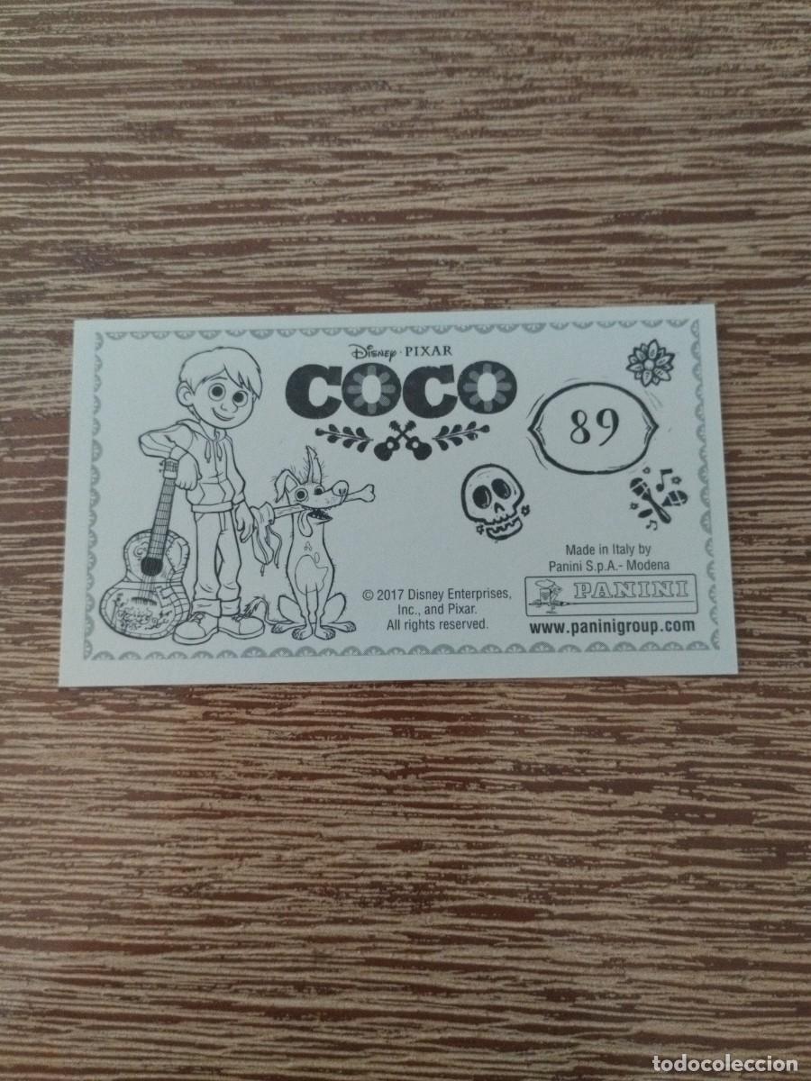 Coleccionismo cromos antiguos: N&deg; 89 - Sin Pegar - Coco - Panini 2017 - Disney - Pixar - Foto 2