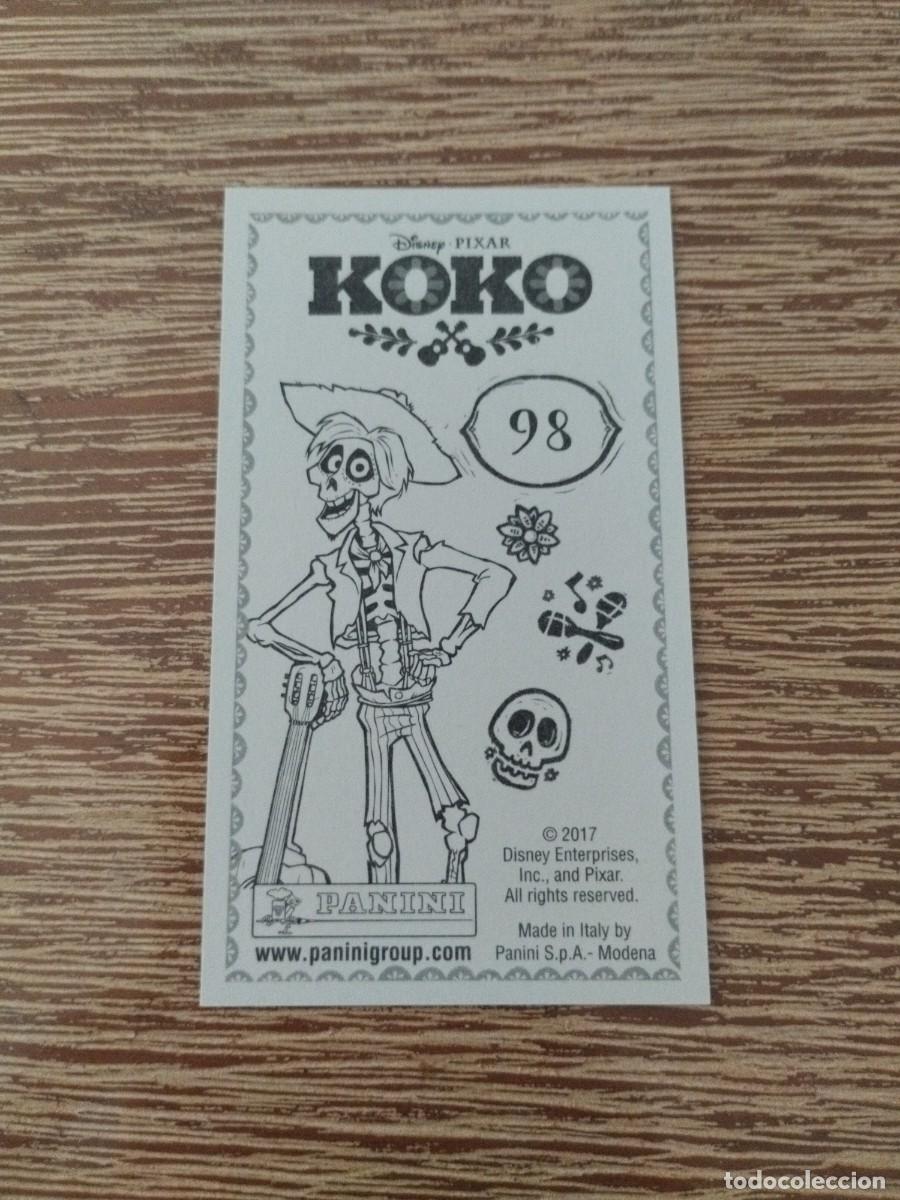 Coleccionismo cromos antiguos: N&deg; 98 - Sin Pegar - Coco - Panini 2017 - Disney - Pixar - Foto 2
