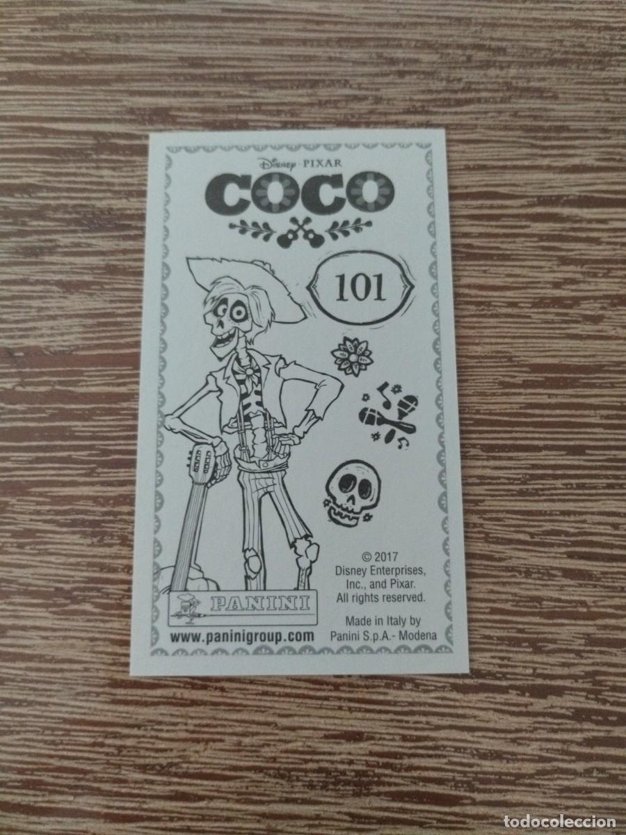 Coleccionismo cromos antiguos: N&deg; 101 - Sin Pegar - Coco - Panini 2017 - Disney - Pixar - Foto 2