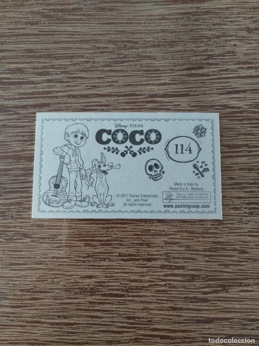 Coleccionismo cromos antiguos: N&deg; 114 - Sin Pegar - Coco - Panini 2017 - Disney - Pixar - Foto 2