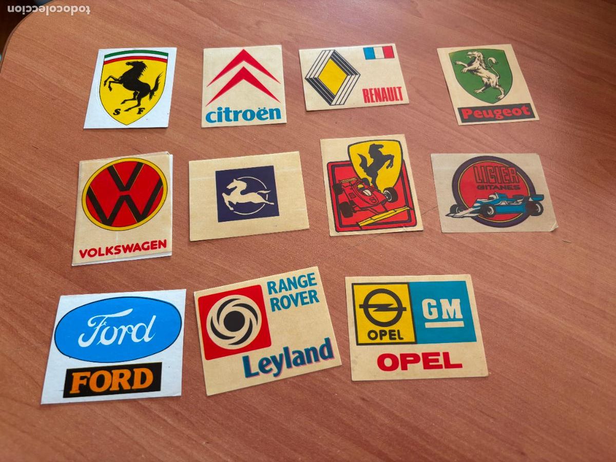 Coleccionismo cromos antiguos: LOTE 11 CROMOS MARCAS COCHES Y ESCUDERIAS DEL ALBUM ESCUDOS (DIFUSORA DE CULTURA DIDEC 1981) (P3)