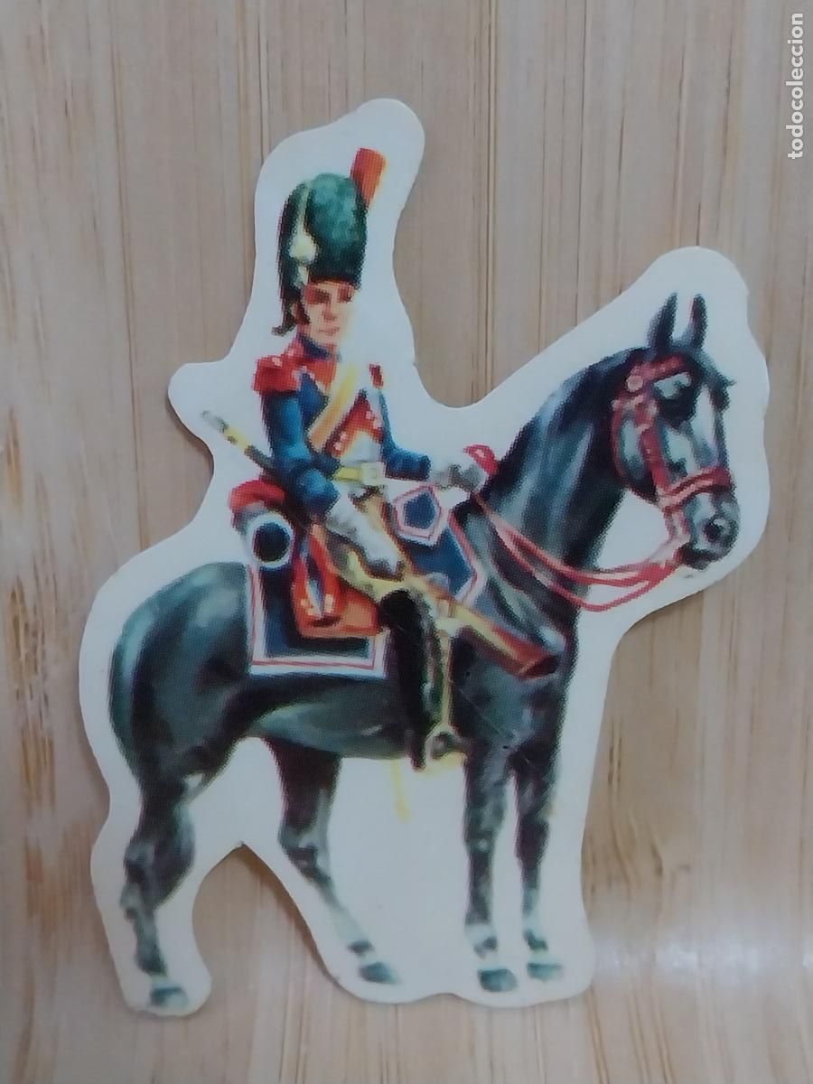 Coleccionismo Cromos antiguos: PANRICO FURIA CARABINERO 1805 OFICIAL A CABALLO CROMO 97 SIN PEGAR NUNCA PASTELITOS