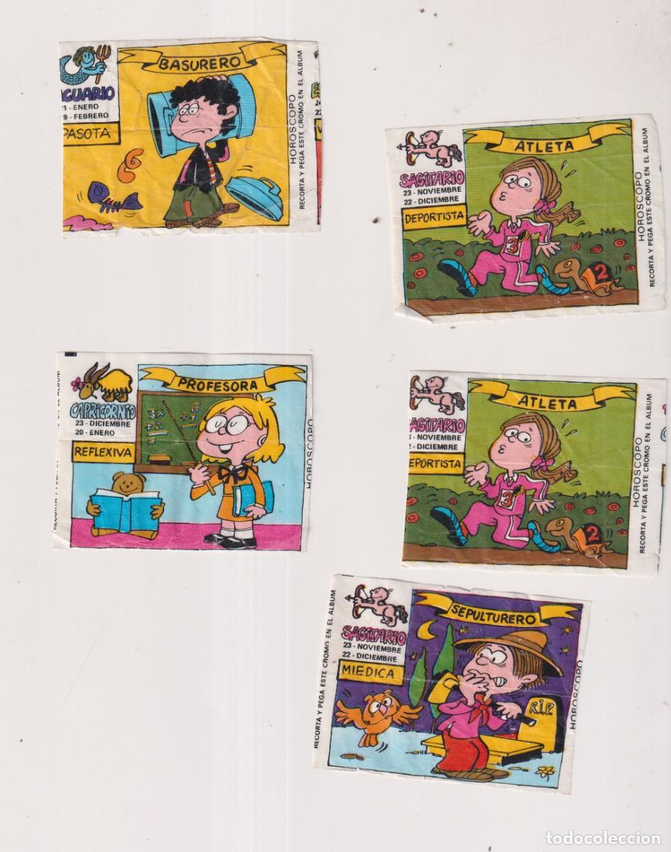 Coleccionismo cromos antiguos: 5 CROMOS CHICLE FLEER NI&Ntilde;A HOROSCOPO - Foto 1