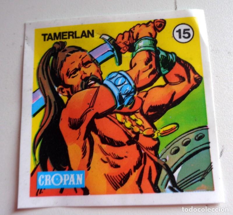 Coleccionismo Cromos antiguos: CROMO ANTIGUO COLECCI&Oacute;N LOS GRANDES GUERREROS - TAMERLAN N&ordm;15 - CROPAN - NUNCA PEGADO